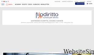 filodiritto.com Screenshot