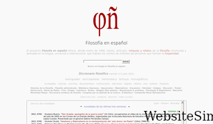 filosofia.org Screenshot
