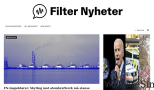 filternyheter.no Screenshot