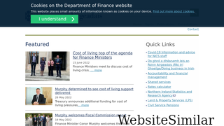 finance-ni.gov.uk Screenshot