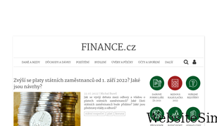 finance.cz Screenshot
