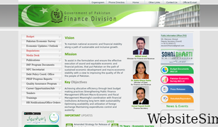 finance.gov.pk Screenshot