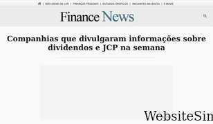 financenews.com.br Screenshot