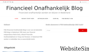 financieelonafhankelijkblog.nl Screenshot