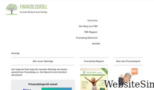 finanzblogroll.net Screenshot