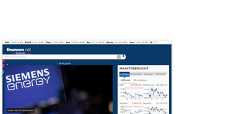finanzen.net Screenshot