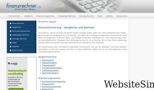 finanzrechner.org Screenshot