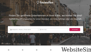 finde-offen.ch Screenshot