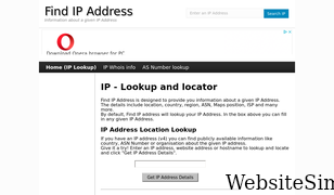 findip-address.com Screenshot