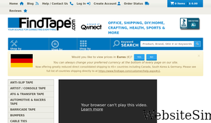 findtape.com Screenshot
