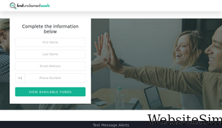 findunclaimedassets.info Screenshot