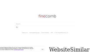 finecomb.com Screenshot