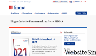 finma.ch Screenshot