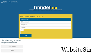 finndel.no Screenshot