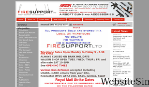 fire-support.co.uk Screenshot