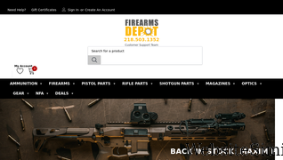 firearmsdepot.com Screenshot