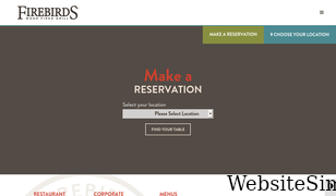 firebirdsrestaurants.com Screenshot