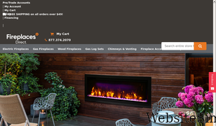 fireplacesdirect.com Screenshot