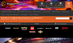 firestormgames.co.uk Screenshot