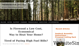firewood-for-life.com Screenshot