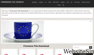 firmwarefilesearch.com Screenshot