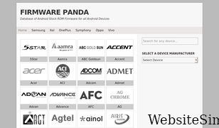 firmwarepanda.com Screenshot