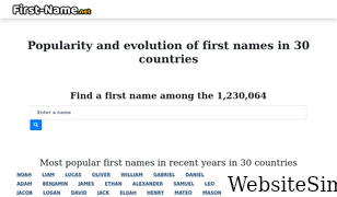 first-name.net Screenshot