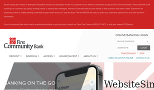 firstcommunitybank.com Screenshot