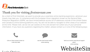 firstinterstate.com Screenshot