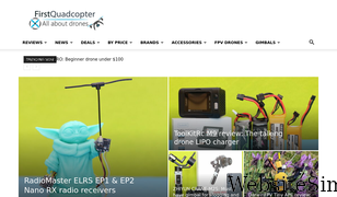 firstquadcopter.com Screenshot