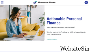 firstquarterfinance.com Screenshot