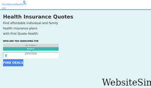 firstquotehealth.com Screenshot