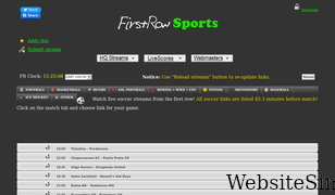 firstrowsport.org Screenshot