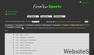 firstrowsports.be Screenshot