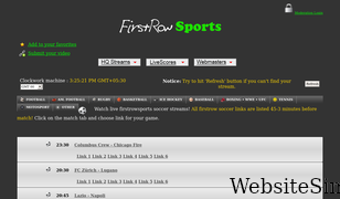 firstrowsportz.com Screenshot