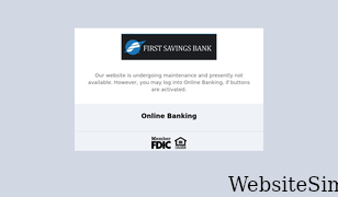 firstsavingsbanks.bank Screenshot