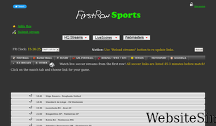 firstsrowsports.eu Screenshot