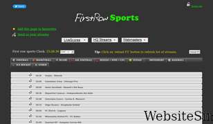 firstsrowsports.tv Screenshot