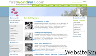 firstworldwar.com Screenshot
