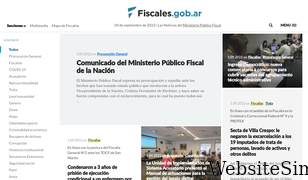 fiscales.gob.ar Screenshot