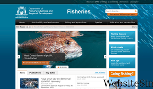 fish.wa.gov.au Screenshot