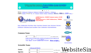 fishbase.se Screenshot
