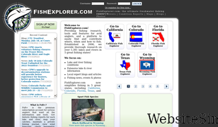 fishexplorer.com Screenshot