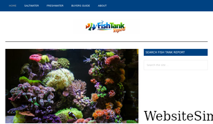 fishtankreport.com Screenshot