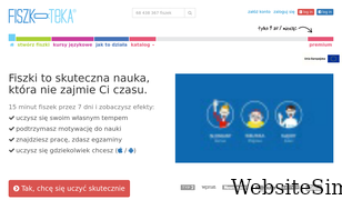 fiszkoteka.pl Screenshot
