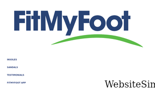fitmyfoot.com Screenshot