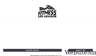 fitnesslifeadvisor.com Screenshot