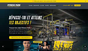 fitnesspark.fr Screenshot