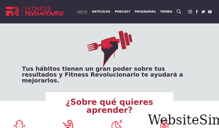 fitnessrevolucionario.com Screenshot
