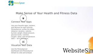 fitnesssyncer.com Screenshot